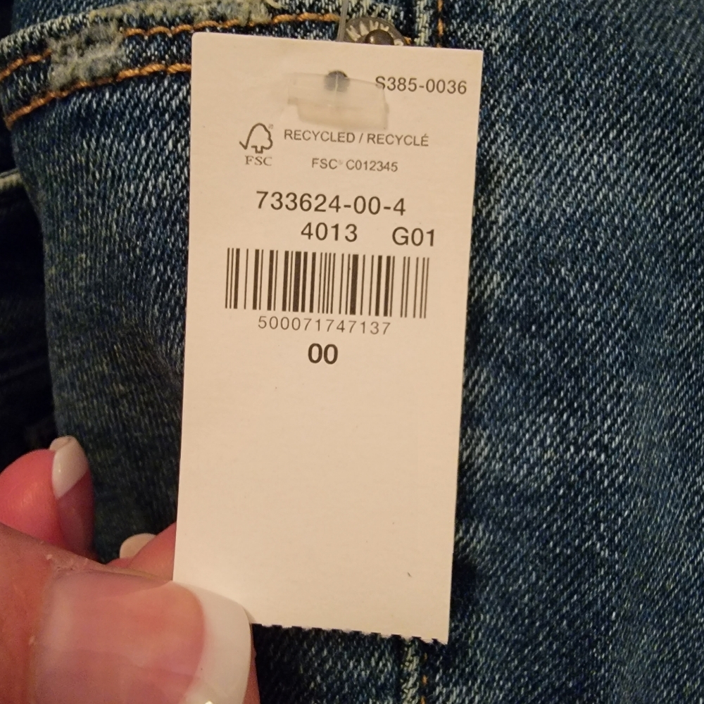 Blue Old Navy Women's High Rise Rockstar Super Skinny Jeans  - Picture 5 of 6